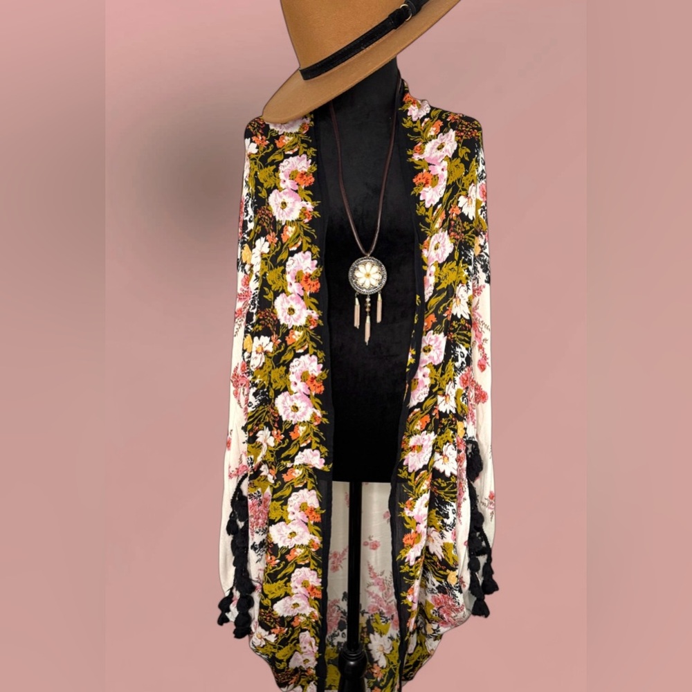 Free People Bali Wrapped In Blooms Shawl